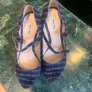 Miu miu Tweet heels 36 1/2